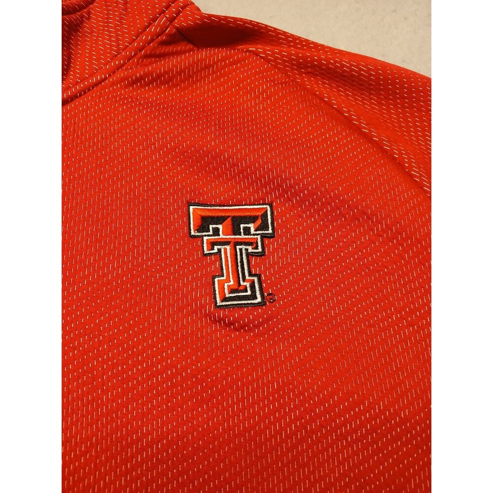 Rivalry Threads (2XL) Red Texas Tech Raiders Zip Pullover - Picture 4 of 10